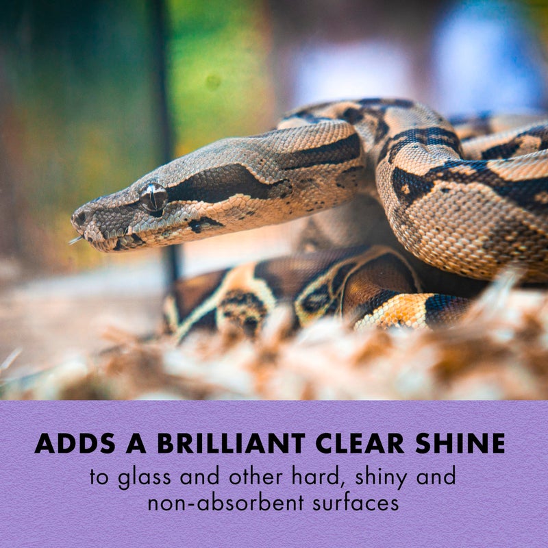 Zilla Terrarium Cleaner, For Glass, Acrylic, Hard Surfaces and More, Anti-Static Dust Control - Image 2